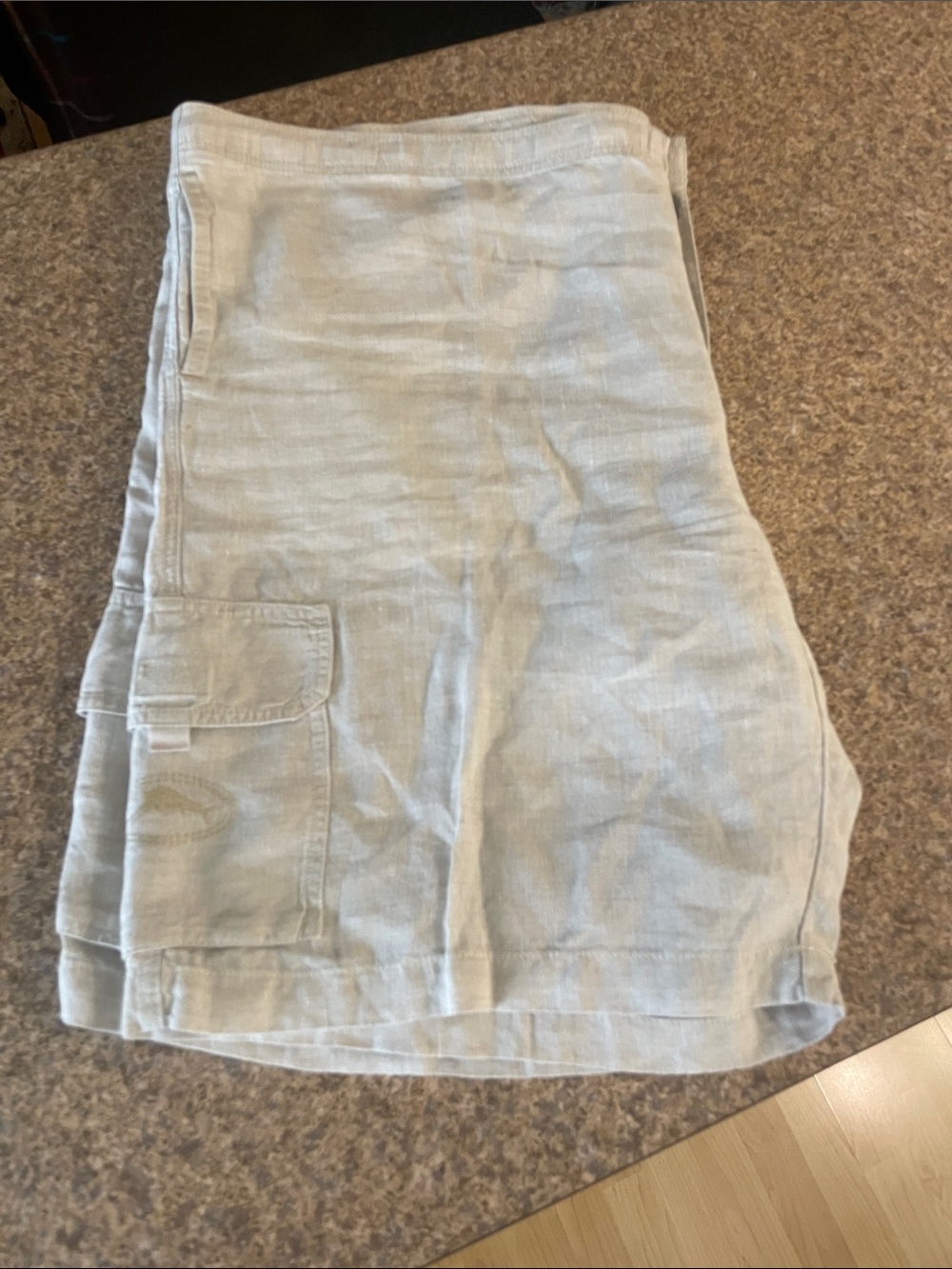 Tommy Bahama linen cargo shorts